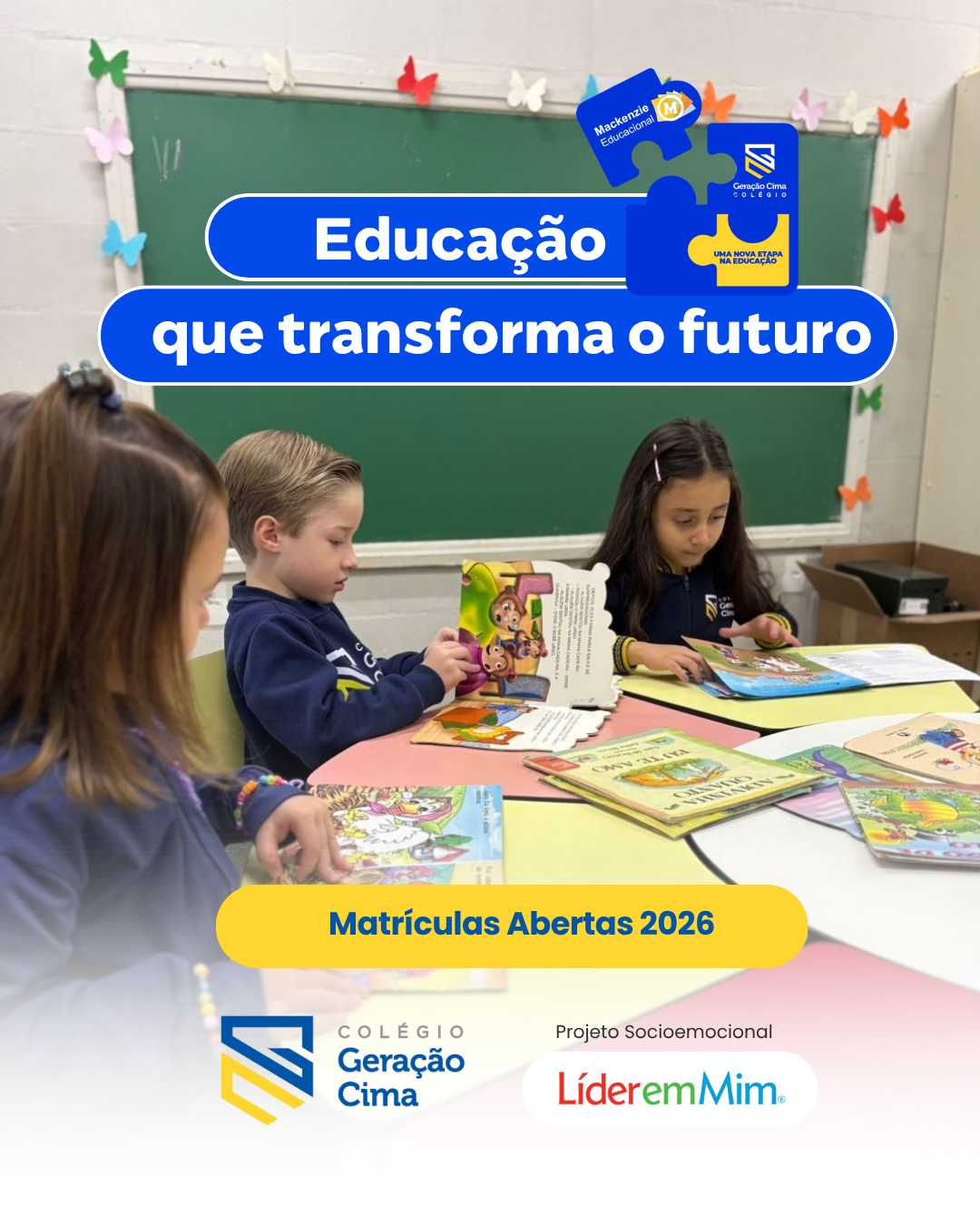 Mackenzie Educacional no Colégio Geração Cima: